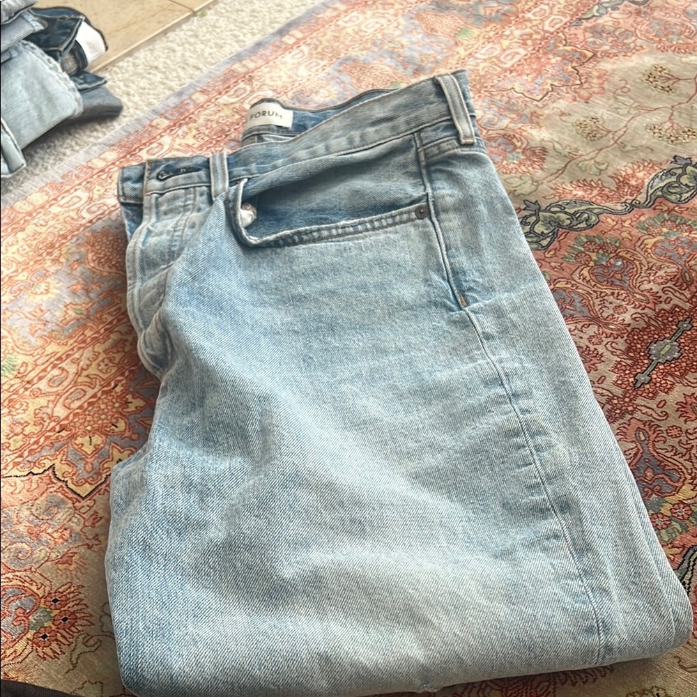Denim Forum Blue Slim Jeans Classic Style